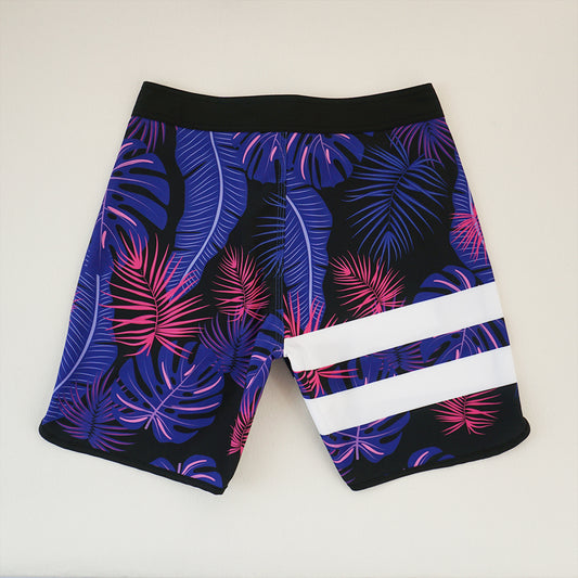 Men's Beach Shorts - In Stock | 4-Way Stretch Fabric, Digital Printing | Quick-Drying, Breathable, Water-Resistant & Sun-Protective | Cool Touch & Drape | Comfort-Focused