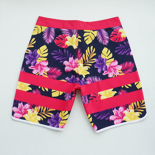 Men's Beach Shorts - In Stock | 4-Way Stretch Fabric, Digital Printing | Quick-Drying, Breathable, Water-Resistant & Sun-Protective | Cool Touch & Drape | Comfort-Focused