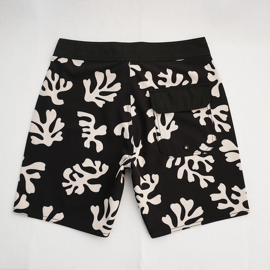 Men's Beach Shorts - In Stock | 4-Way Stretch Fabric, Digital Printing | Quick-Drying, Breathable, Water-Resistant & Sun-Protective | Cool Touch & Drape | Comfort-Focused