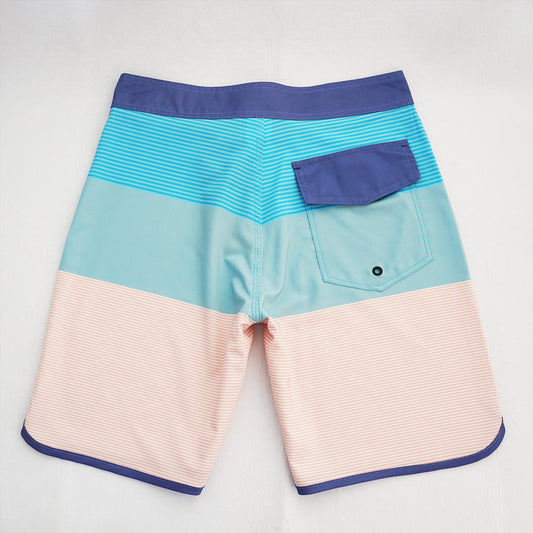 Men's Beach Shorts - In Stock | 4-Way Stretch Fabric, Digital Printing | Quick-Drying, Breathable, Water-Resistant & Sun-Protective | Cool Touch & Drape | Comfort-Focused