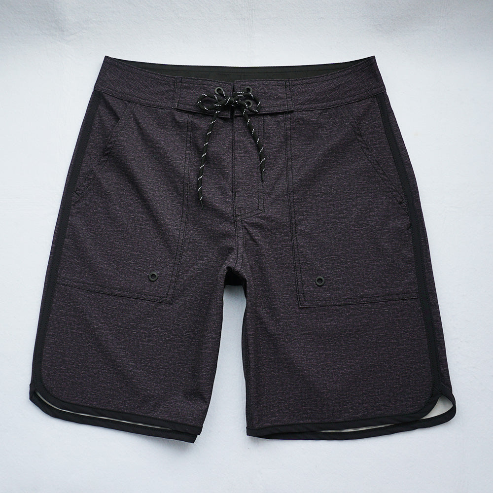 Men's Summer Beach Shorts - In Stock | 4-Way Stretch, Solid & Minimalist | Quick-Drying, Water-Resistant, Sun-Protective & Breathable | Customizable Logo | Athletic Style