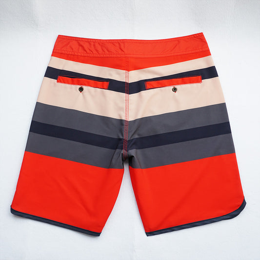 Men's Beach Shorts - In Stock | 4-Way Stretch Fabric, Digital Printing | Quick-Drying, Breathable, Water-Resistant & Sun-Protective | Cool Touch & Drape | Comfort-Focused
