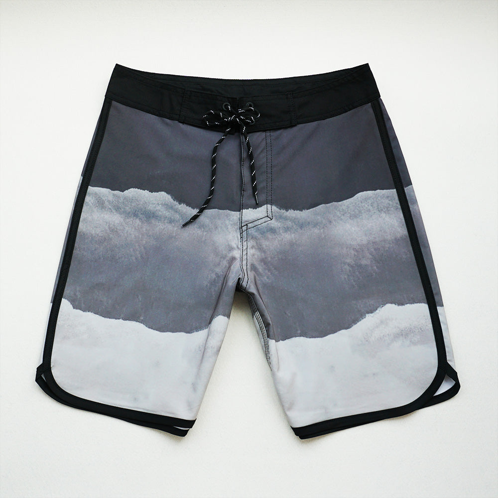Men's Beach Shorts - In Stock | 4-Way Stretch Fabric, Digital Printing | Quick-Drying, Breathable, Water-Resistant & Sun-Protective | Cool Touch & Drape | Comfort-Focused
