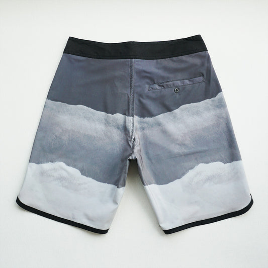 Men's Beach Shorts - In Stock | 4-Way Stretch Fabric, Digital Printing | Quick-Drying, Breathable, Water-Resistant & Sun-Protective | Cool Touch & Drape | Comfort-Focused