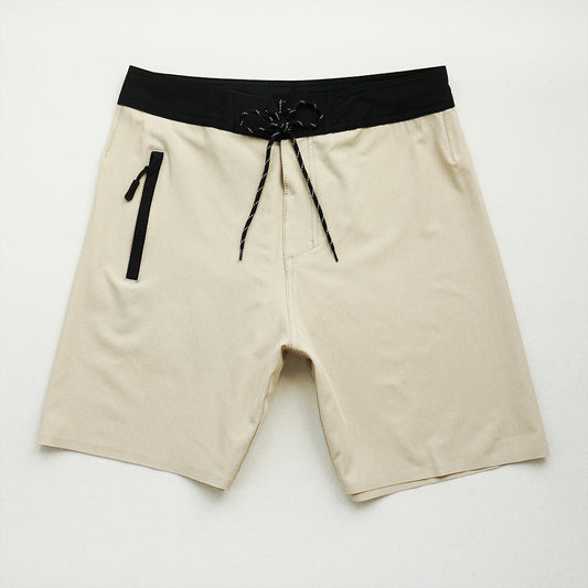 Men's Beach Shorts - Newly Upgraded | Seamless Fit Tech, 4-Way Stretch Fabric | Lightweight, Breathable, Cool-to-Touch & Sun-Protective | Athletic Design