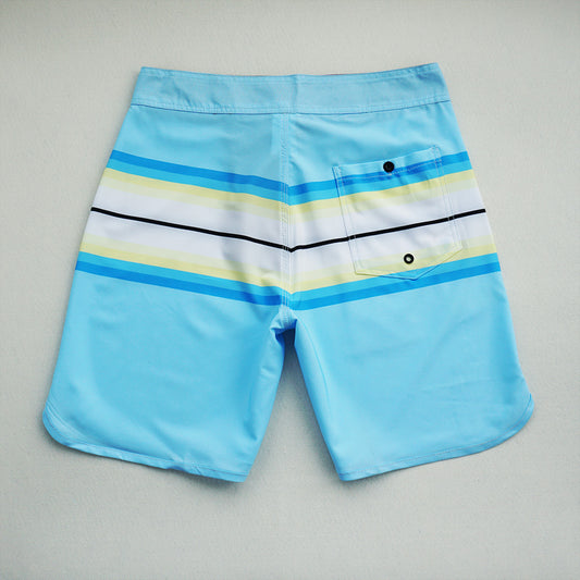 Men's Beach Shorts - In Stock | 4-Way Stretch Fabric, Digital Printing | Quick-Drying, Breathable, Water-Resistant & Sun-Protective | Cool Touch & Drape | Comfort-Focused