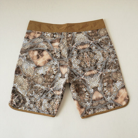 Men's Beach Shorts - In Stock | 4-Way Stretch Fabric, Digital Printing | Quick-Drying, Breathable, Water-Resistant & Sun-Protective | Cool Touch & Drape | Comfort-Focused