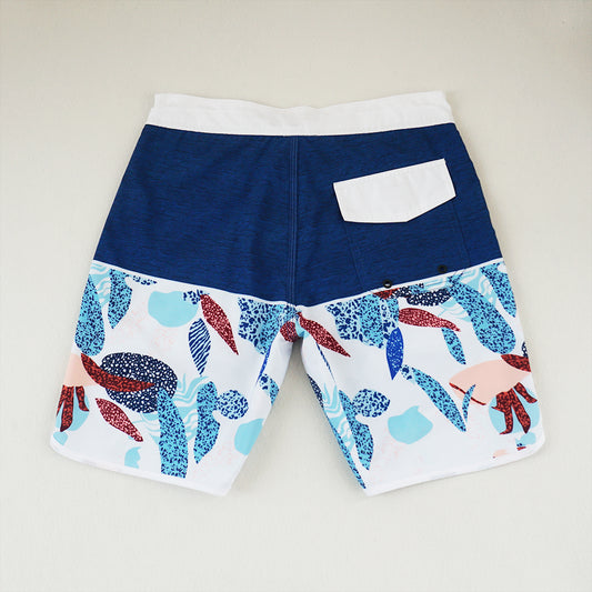 Men's Beach Shorts - In Stock | 4-Way Stretch Fabric, Digital Printing | Quick-Drying, Breathable, Water-Resistant & Sun-Protective | Cool Touch & Drape | Comfort-Focused