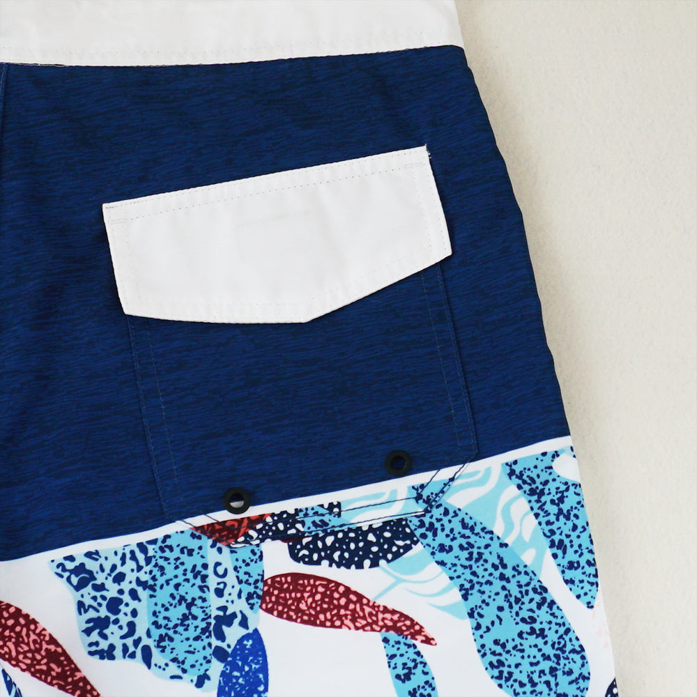 Men's Beach Shorts - In Stock | 4-Way Stretch Fabric, Digital Printing | Quick-Drying, Breathable, Water-Resistant & Sun-Protective | Cool Touch & Drape | Comfort-Focused