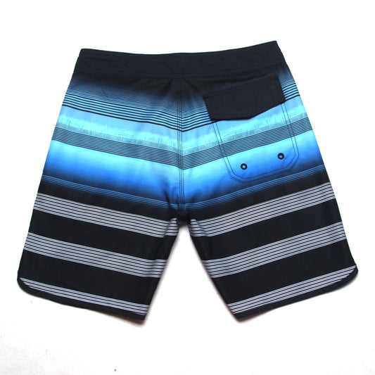 Men's Beach Shorts - In Stock | 4-Way Stretch Fabric, Digital Printing | Quick-Drying, Breathable, Water-Resistant & Sun-Protective | Cool Touch & Drape | Comfort-Focused