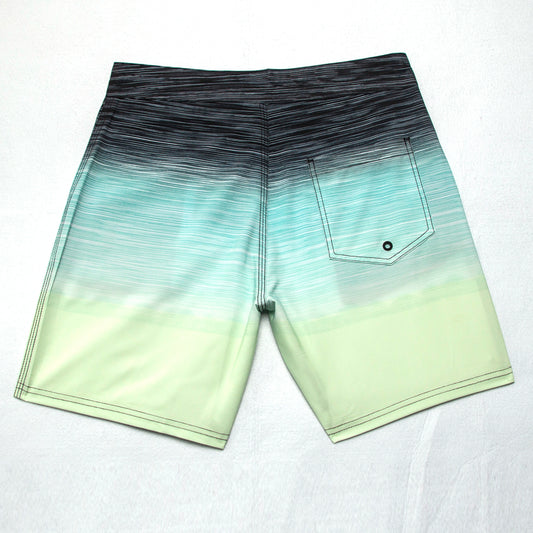 Men's Beach Shorts - In Stock | 4-Way Stretch Fabric, Digital Printing | Quick-Drying, Breathable, Water-Resistant & Sun-Protective | Cool Touch & Drape | Comfort-Focused