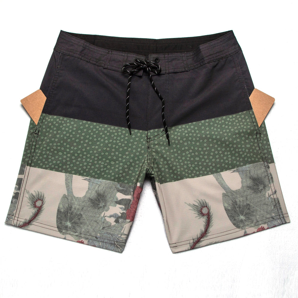 Men's Summer Beach Shorts - In Stock | 4-Way Stretch, Solid & Minimalist | Quick-Drying, Water-Resistant, Sun-Protective & Breathable | Customizable Logo | Athletic Style