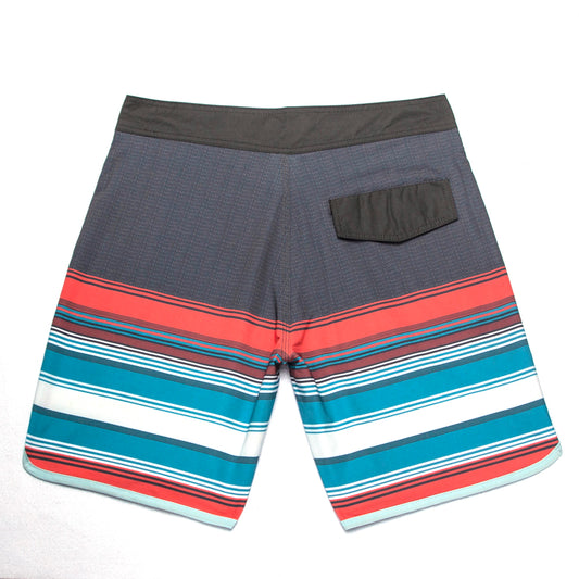 Men's Summer Beach Shorts - In Stock | 4-Way Stretch, Solid & Minimalist | Quick-Drying, Water-Resistant, Sun-Protective & Breathable | Customizable Logo | Athletic Style