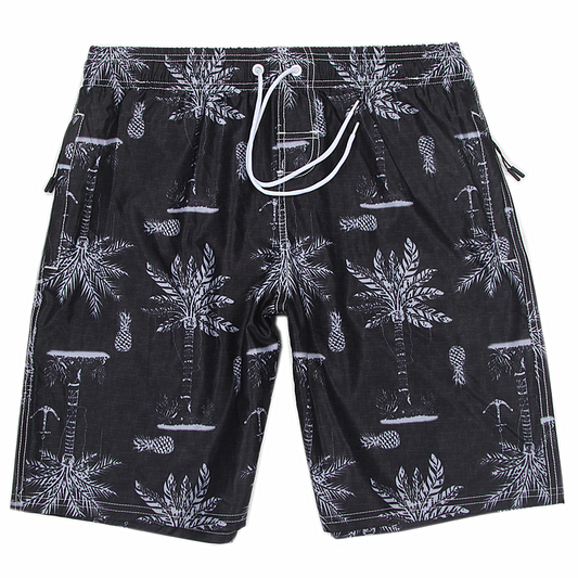 Men's Beach Shorts - In Stock | 4-Way Stretch Fabric, Digital Printing | Quick-Drying, Breathable, Water-Resistant & Sun-Protective | Cool Touch & Drape | Comfort-Focused