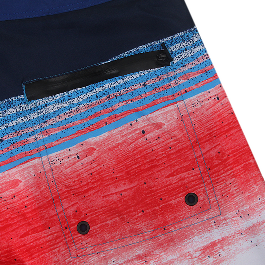 Men's Beach Shorts - In Stock | 4-Way Stretch Fabric, Digital Printing | Quick-Drying, Breathable, Water-Resistant & Sun-Protective | Cool Touch & Drape | Comfort-Focused