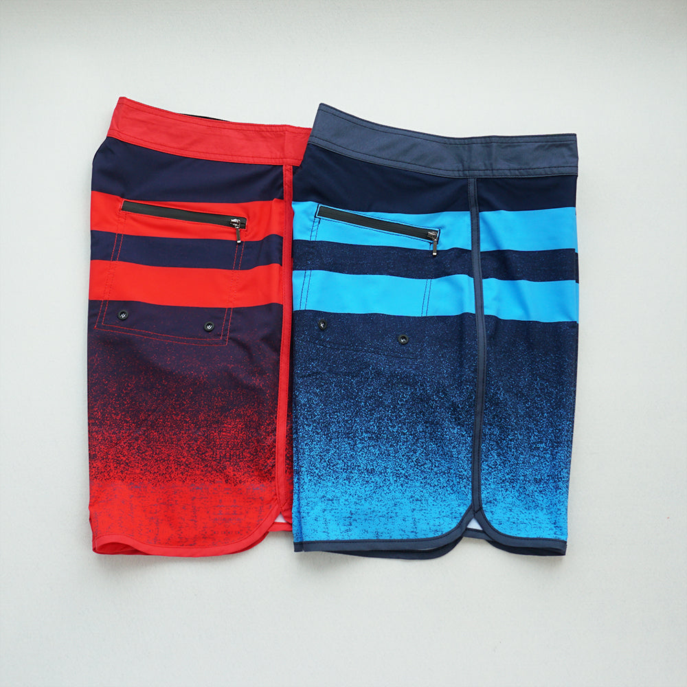 Men's Beach Shorts - In Stock | 4-Way Stretch Fabric, Digital Printing | Quick-Drying, Breathable, Water-Resistant & Sun-Protective | Cool Touch & Drape | Comfort-Focused