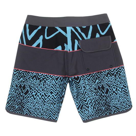 Men's Beach Shorts - In Stock | 4-Way Stretch Fabric, Digital Printing | Quick-Drying, Breathable, Water-Resistant & Sun-Protective | Cool Touch & Drape | Comfort-Focused