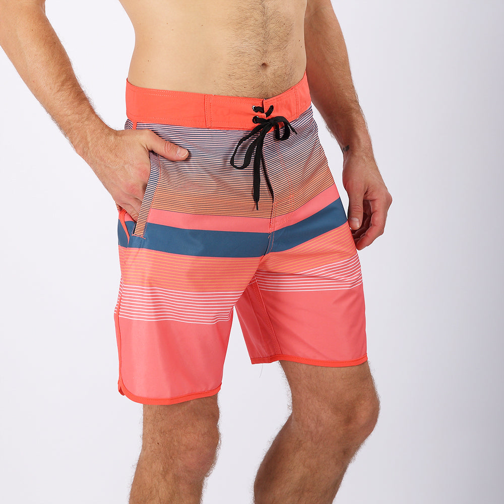 Men's Beach Shorts - In Stock | 4-Way Stretch Fabric, Digital Printing | Quick-Drying, Breathable, Water-Resistant & Sun-Protective | Cool Touch & Drape | Comfort-Focused