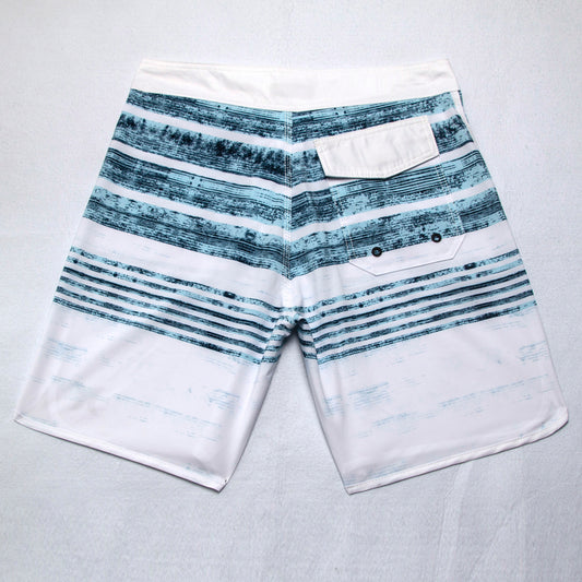 Men's Summer Beach Shorts - In Stock | 4-Way Stretch, Solid & Minimalist | Quick-Drying, Water-Resistant, Sun-Protective & Breathable | Customizable Logo | Athletic Style