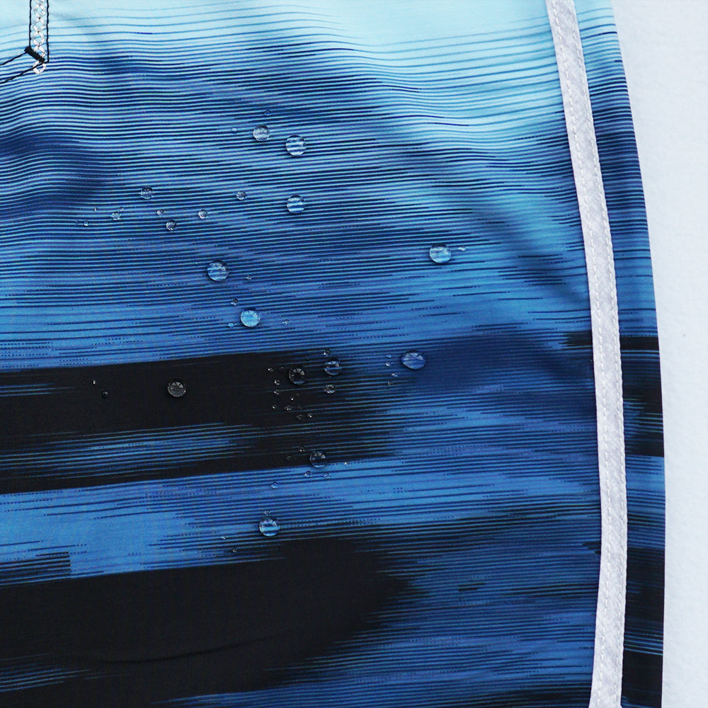 Men's Beach Shorts - In Stock | 4-Way Stretch Fabric, Digital Printing | Quick-Drying, Breathable, Water-Resistant & Sun-Protective | Cool Touch & Drape | Comfort-Focused