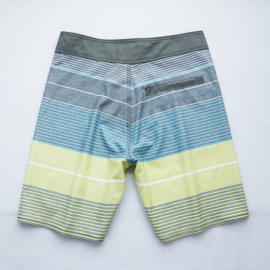 Men's Beach Shorts - In Stock | 4-Way Stretch Fabric, Digital Printing | Quick-Drying, Breathable, Water-Resistant & Sun-Protective | Cool Touch & Drape | Comfort-Focused