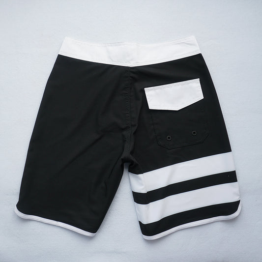 Men's Summer Beach Shorts - In Stock | 4-Way Stretch, Solid & Minimalist | Quick-Drying, Water-Resistant, Sun-Protective & Breathable | Customizable Logo | Athletic Style