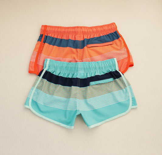 Women's Beach Shorts - In Stock | Minimalist & Sexy | Quick-Drying, Breathable, 4-Way Stretch Fabric | Elastic Waist with Drawstring | Slimming & Versatile