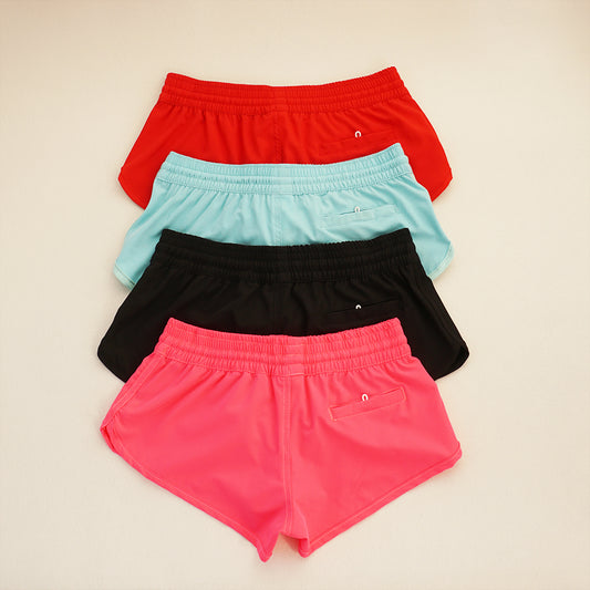 Women's Beach Shorts - In Stock | Minimalist & Sexy | Quick-Drying, Breathable, 4-Way Stretch Fabric | Elastic Waist with Drawstring | Slimming & Versatile