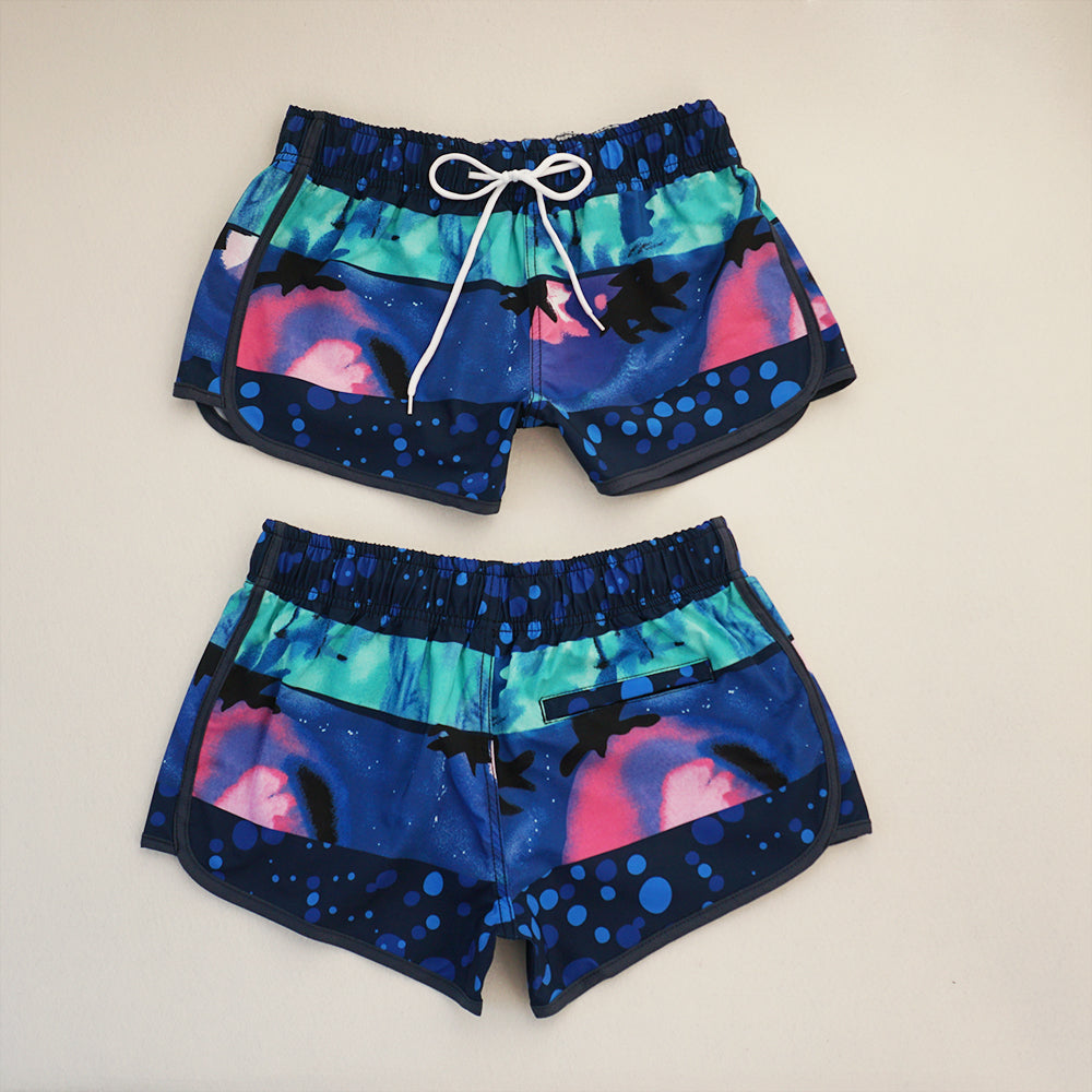 Women's Beach Shorts - In Stock | Minimalist & Sexy | Quick-Drying, Breathable, 4-Way Stretch Fabric | Elastic Waist with Drawstring | Slimming & Versatile