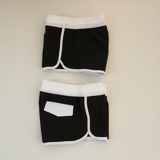 Women's Beach Shorts - In Stock | Minimalist & Sexy | Quick-Drying, Breathable, 4-Way Stretch Fabric | Elastic Waist with Drawstring | Slimming & Versatile