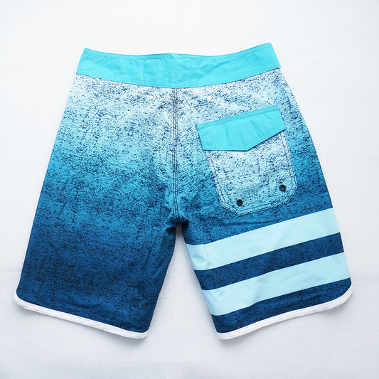 Men's Beach Shorts - In Stock | 4-Way Stretch Fabric, Digital Printing | Quick-Drying, Breathable, Water-Resistant & Sun-Protective | Cool Touch & Drape | Comfort-Focused