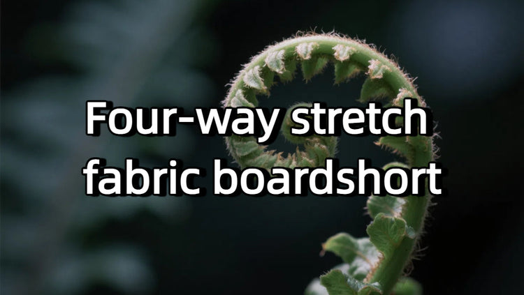 Four-way stretch fabric boardshort