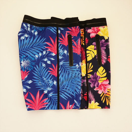 Men's Beach Shorts - Newly Upgraded | Seamless Fit Tech, 4-Way Stretch Fabric | Lightweight, Breathable, Cool-to-Touch & Sun-Protective | Athletic Design