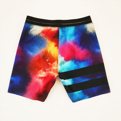 Men's Beach Shorts - Newly Upgraded | Seamless Fit Tech, 4-Way Stretch Fabric | Lightweight, Breathable, Cool-to-Touch & Sun-Protective | Athletic Design