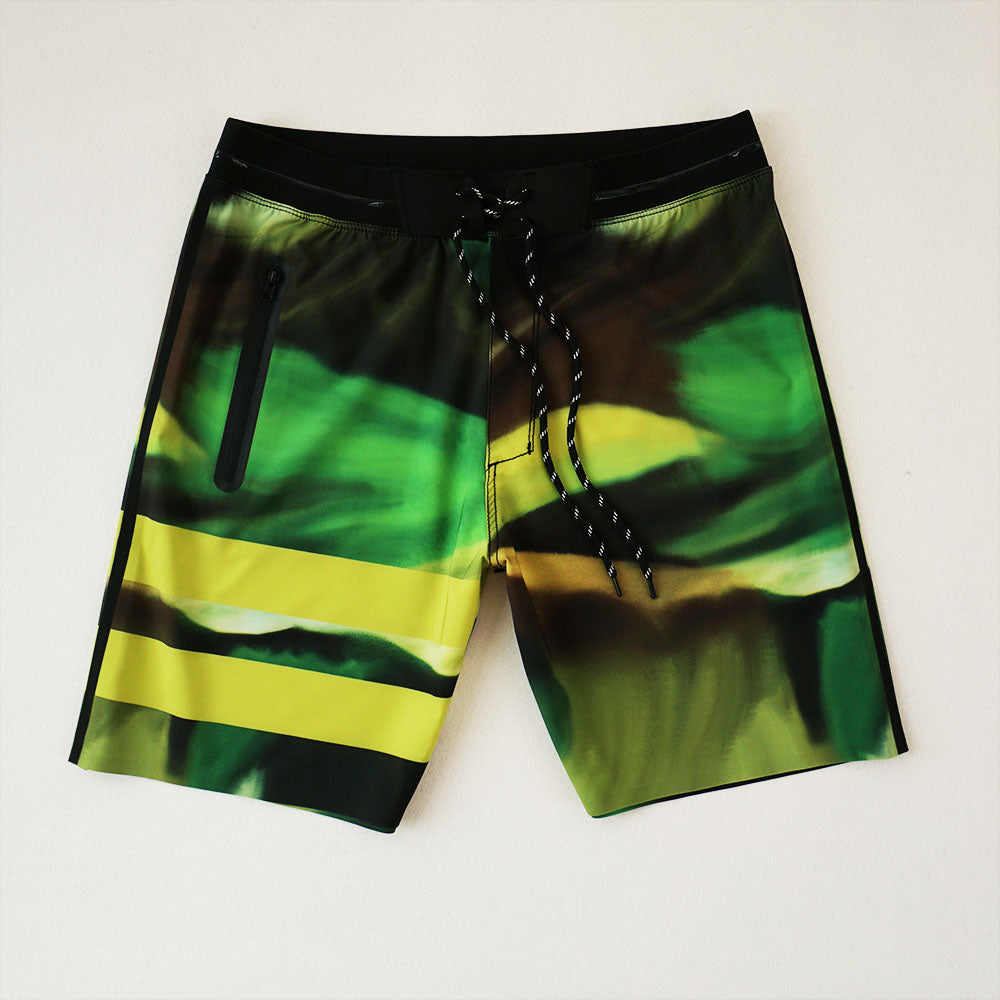 Men's Beach Shorts - Newly Upgraded | Seamless Fit Tech, 4-Way Stretch Fabric | Lightweight, Breathable, Cool-to-Touch & Sun-Protective | Athletic Design