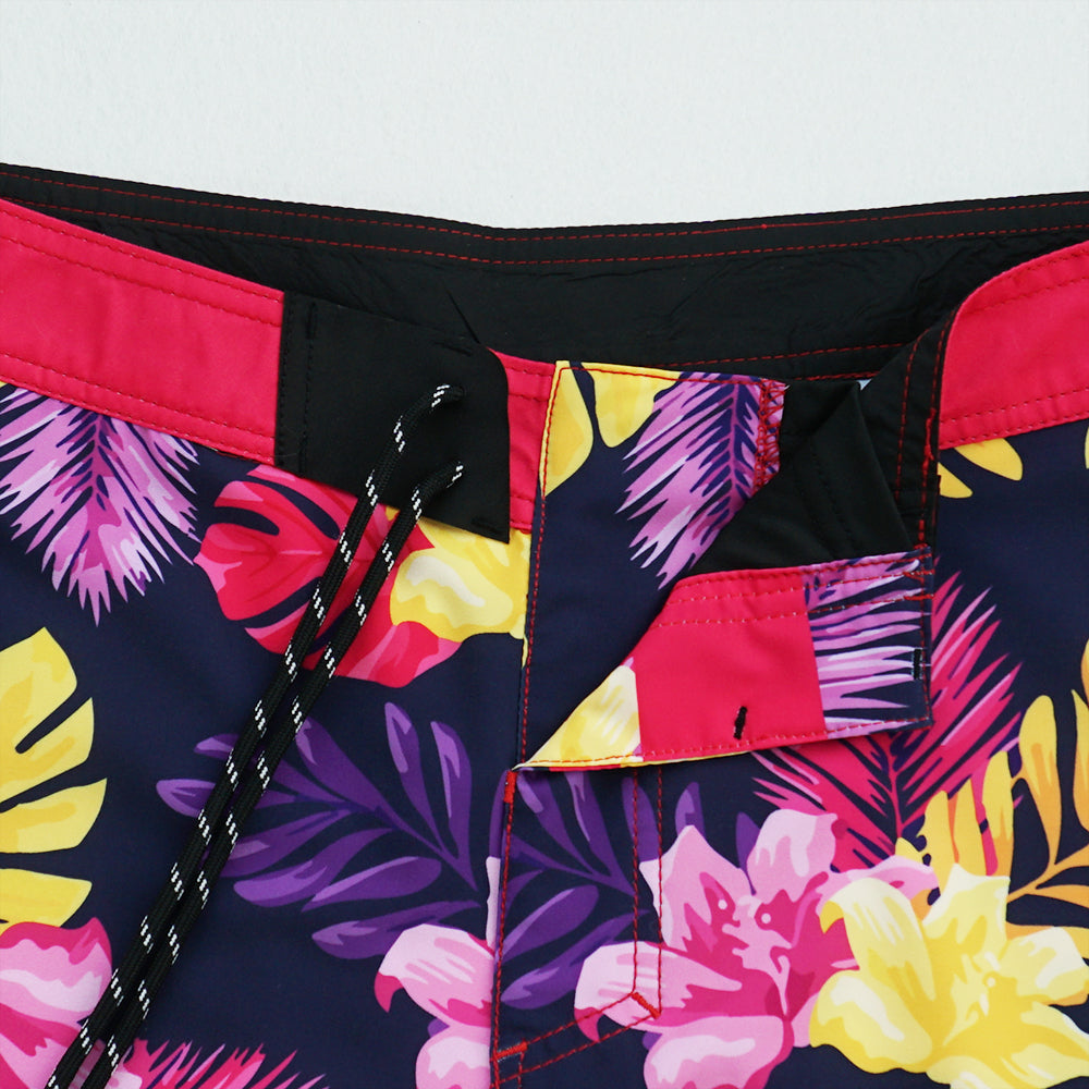 Men's Beach Shorts - In Stock | 4-Way Stretch Fabric, Digital Printing | Quick-Drying, Breathable, Water-Resistant & Sun-Protective | Cool Touch & Drape | Comfort-Focused