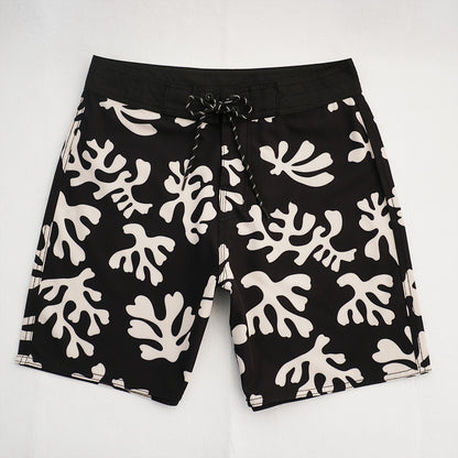 Men's Beach Shorts - In Stock | 4-Way Stretch Fabric, Digital Printing | Quick-Drying, Breathable, Water-Resistant & Sun-Protective | Cool Touch & Drape | Comfort-Focused