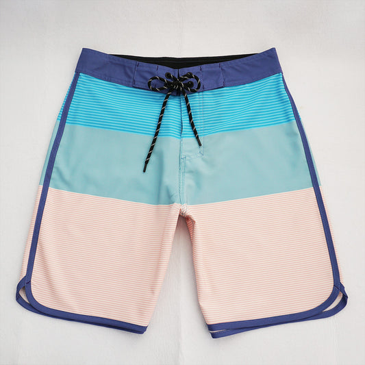 Men's Beach Shorts - In Stock | 4-Way Stretch Fabric, Digital Printing | Quick-Drying, Breathable, Water-Resistant & Sun-Protective | Cool Touch & Drape | Comfort-Focused