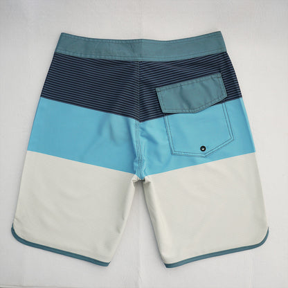 Men's Beach Shorts - In Stock | 4-Way Stretch Fabric, Digital Printing | Quick-Drying, Breathable, Water-Resistant & Sun-Protective | Cool Touch & Drape | Comfort-Focused