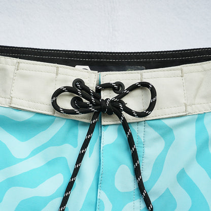 Men's Beach Shorts - In Stock | 4-Way Stretch Fabric, Digital Printing | Quick-Drying, Breathable, Water-Resistant & Sun-Protective | Cool Touch & Drape | Comfort-Focused