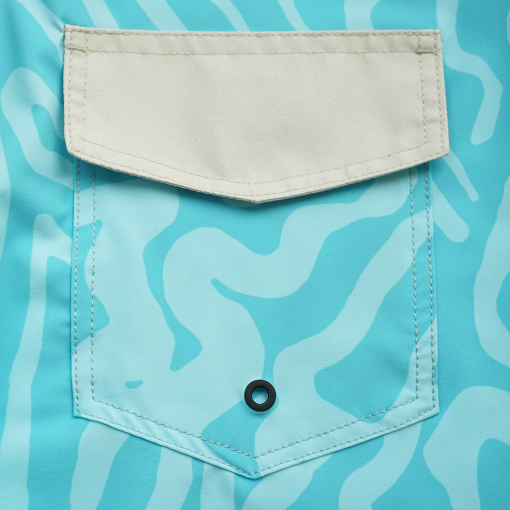 Men's Beach Shorts - In Stock | 4-Way Stretch Fabric, Digital Printing | Quick-Drying, Breathable, Water-Resistant & Sun-Protective | Cool Touch & Drape | Comfort-Focused