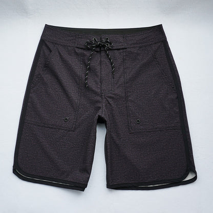 Men's Summer Beach Shorts - In Stock | 4-Way Stretch, Solid & Minimalist | Quick-Drying, Water-Resistant, Sun-Protective & Breathable | Customizable Logo | Athletic Style