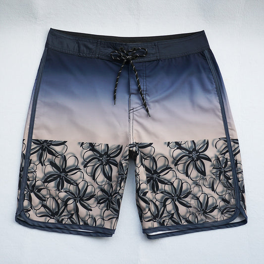Men's Summer Beach Shorts - In Stock | 4-Way Stretch, Solid & Minimalist | Quick-Drying, Water-Resistant, Sun-Protective & Breathable | Customizable Logo | Athletic Style
