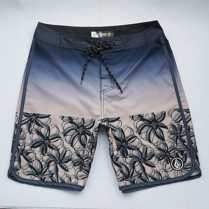 Men's Summer Beach Shorts - In Stock | 4-Way Stretch, Solid & Minimalist | Quick-Drying, Water-Resistant, Sun-Protective & Breathable | Customizable Logo | Athletic Style