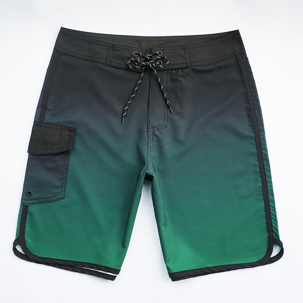 Men's Summer Beach Shorts - In Stock | 4-Way Stretch, Solid & Minimalist | Quick-Drying, Water-Resistant, Sun-Protective & Breathable | Customizable Logo | Athletic Style