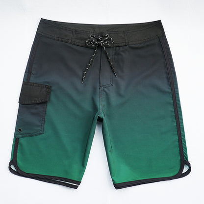Men's Summer Beach Shorts - In Stock | 4-Way Stretch, Solid & Minimalist | Quick-Drying, Water-Resistant, Sun-Protective & Breathable | Customizable Logo | Athletic Style