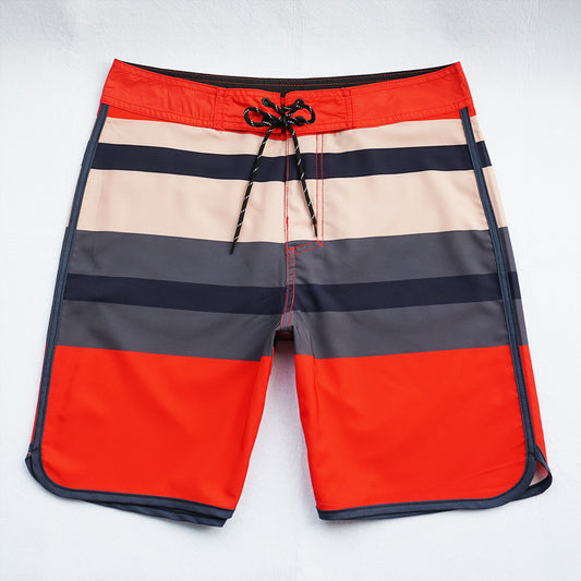 Men's Beach Shorts - In Stock | 4-Way Stretch Fabric, Digital Printing | Quick-Drying, Breathable, Water-Resistant & Sun-Protective | Cool Touch & Drape | Comfort-Focused