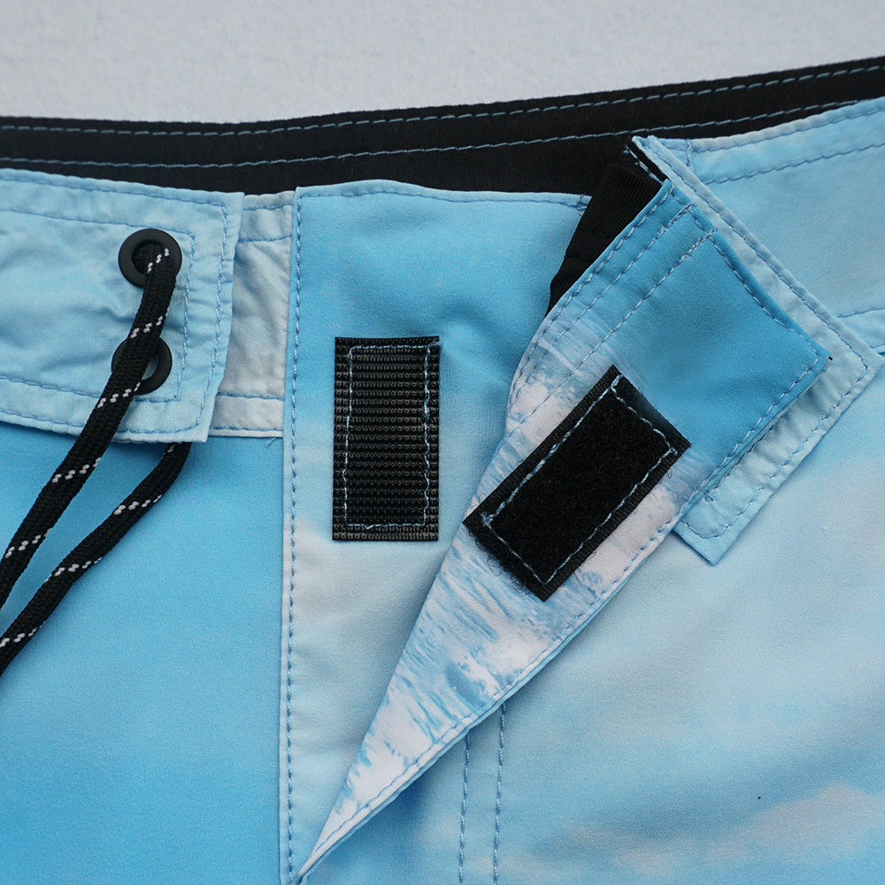 Men's Beach Shorts - In Stock | 4-Way Stretch Fabric, Digital Printing | Quick-Drying, Breathable, Water-Resistant & Sun-Protective | Cool Touch & Drape | Comfort-Focused