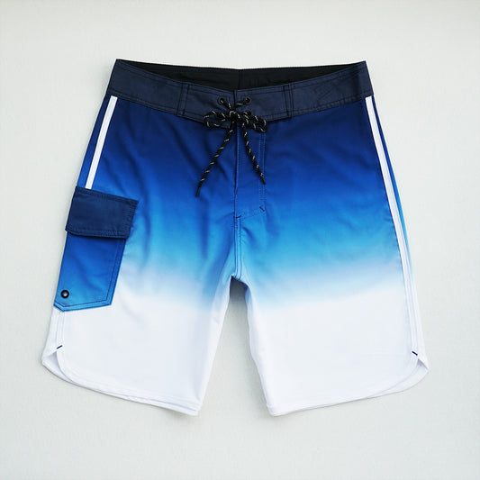 Men's Beach Shorts - In Stock | 4-Way Stretch Fabric, Digital Printing | Quick-Drying, Breathable, Water-Resistant & Sun-Protective | Cool Touch & Drape | Comfort-Focused