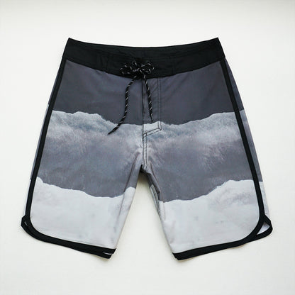 Men's Beach Shorts - In Stock | 4-Way Stretch Fabric, Digital Printing | Quick-Drying, Breathable, Water-Resistant & Sun-Protective | Cool Touch & Drape | Comfort-Focused